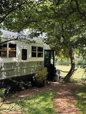 American School Bus Retreat With Hot Tub In Sussex Meadow Укфилд Экстерьер фото